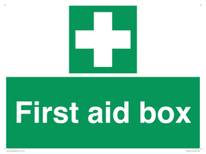 first aid box